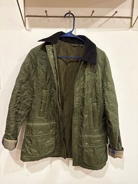 Barbour Green Beadnell Polarquilt Jacket